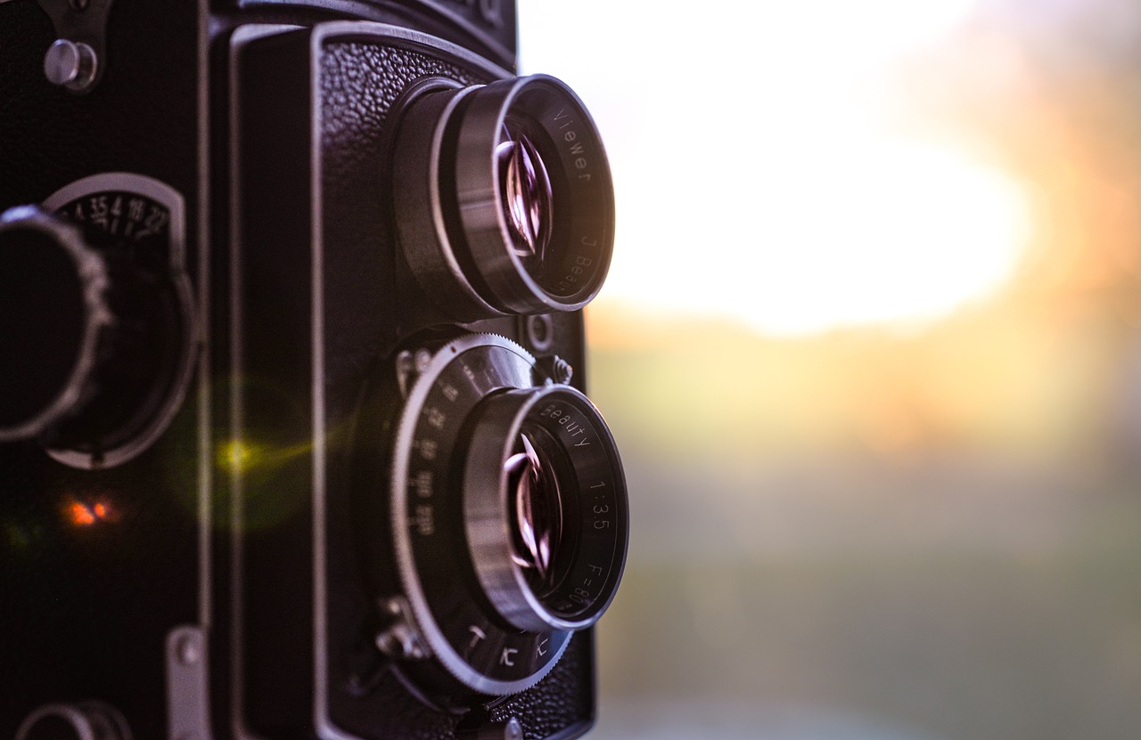 camera, analog, twin-lens reflex